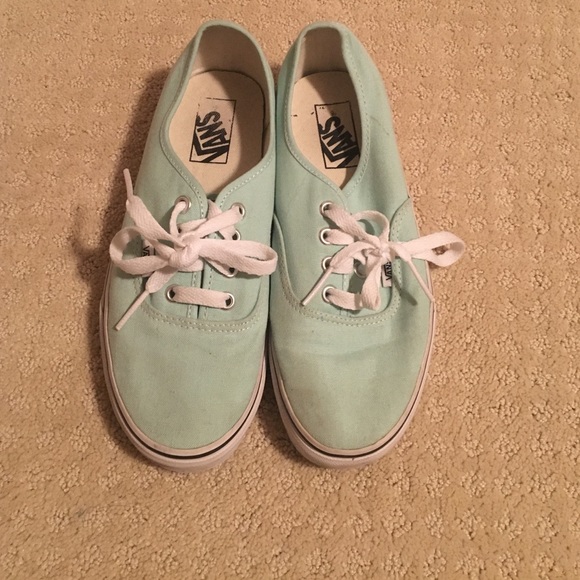 Mint green vans