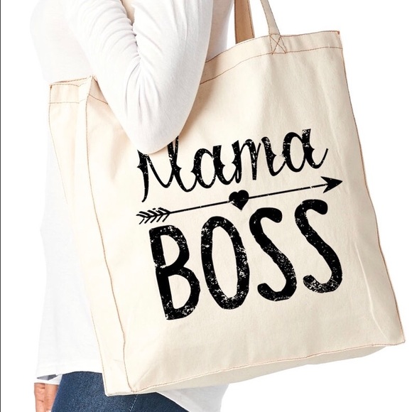 Mama Boss Canvas Tote!