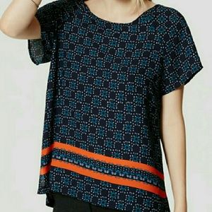 Loft* Petite firework fluid tee