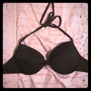 Black bikini top- push up
