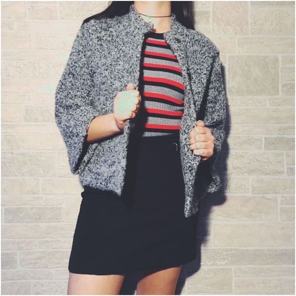 Grey Sweater Jacket