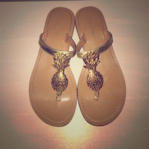 Lilly Pulitzer for Target Pineapple Sandals 🍍