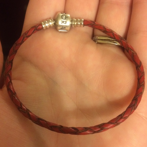 Pandora Leather Bracelet Authentic