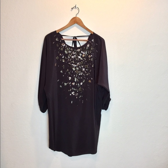 Rebecca Taylor Dresses & Skirts - 🎉Host Pick🎉Rebecca Taylor Embellished Silk Dress