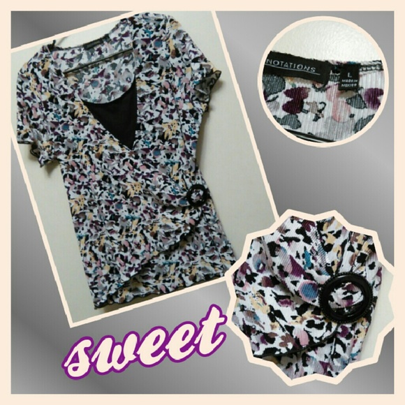 Sweet colorful blouse - Picture 1 of 4