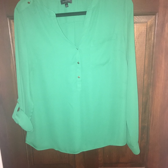 Women's green blouse