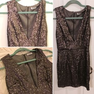 NWOT Tobi Grey sequin dress!