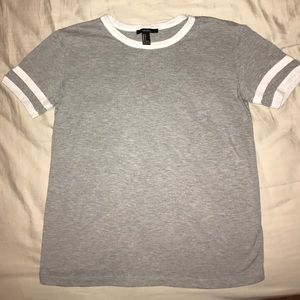 Forever 21 Grey Jersey T-Shirt
