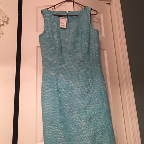 Teal/white sheath
