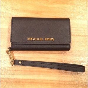 Michael Kors wallet and iPhone case