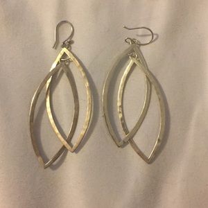 Sterling Silver Duel Drop Earrings