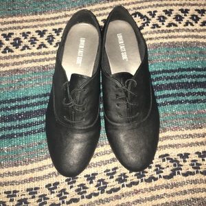 Black Oxford Flats