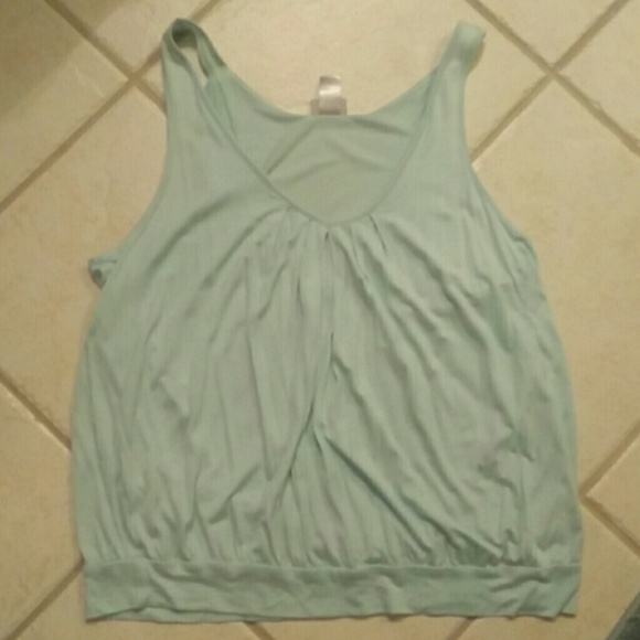 Mint colored H&M tank top