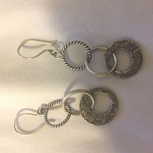 "Triple Threat" Drop Earrings