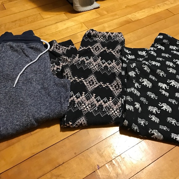 Bundle of sweatpants and leggings