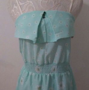 Cute mint green floral dress