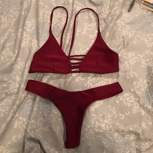 Maroon bikini (never worn)