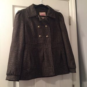 Vintage Bow Peacoat