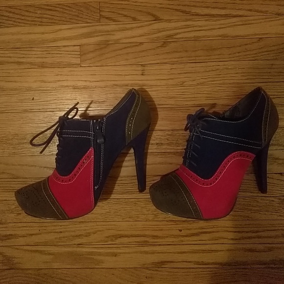 Colorful Stiletto Booties