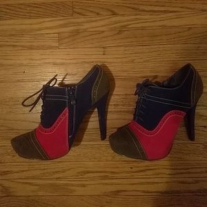 Colorful Stiletto Booties