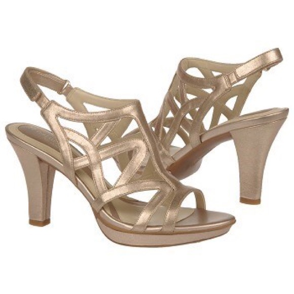 Naturalized Danita Caged Sandal Heels