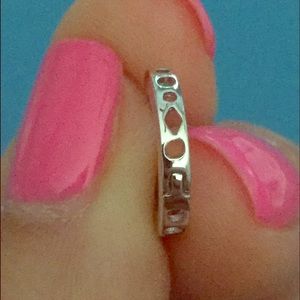 Sterling silver hoops