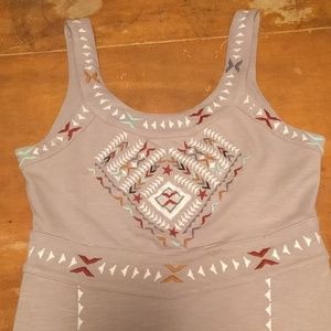 Free People Embroidered Bodycon Dress