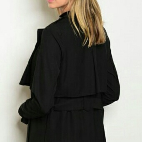HP||🌟Soho Longline Belted Trench Coat Duster - Picture 4 of 4