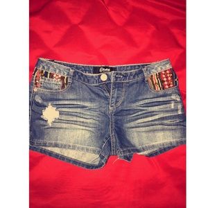 Jean shorts