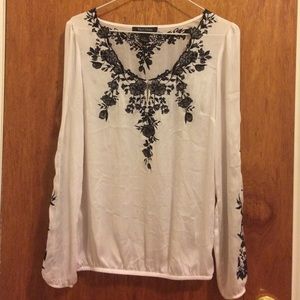 White House Black Market, blouse with detailing
