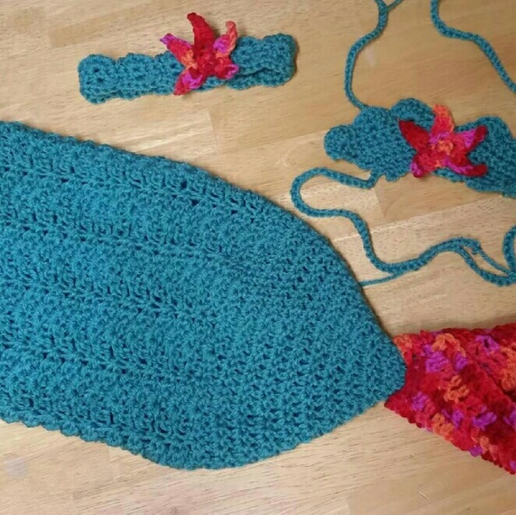 Newborn Mermaid Photo Prop Set