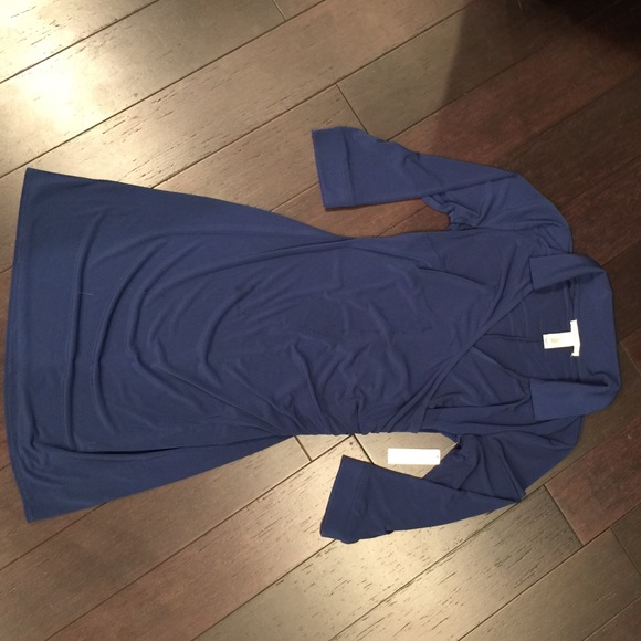 Laundry faux wrap dress