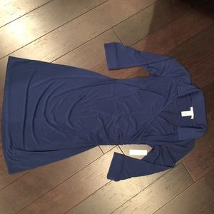 Laundry faux wrap dress