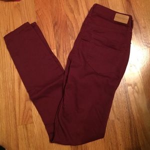 Burgundy Aeropostale Jeans