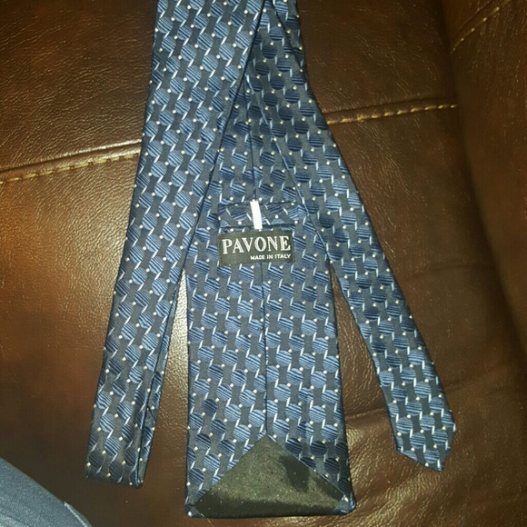 Pavone Made In Italy Silk Tie - Picture 2 of 2