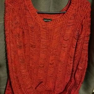 Wet Seal Red Sweater