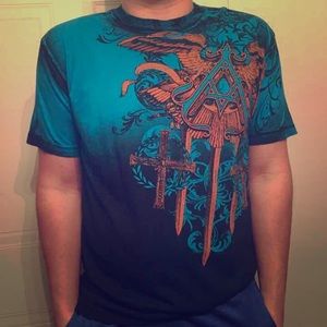 Men's Affliction Archaic Shirt Size L