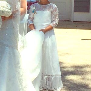 Girls flower girl dress