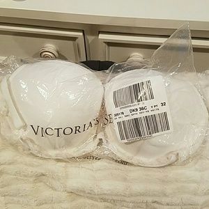 Victorias Secret white Dream Angels Lined Demi