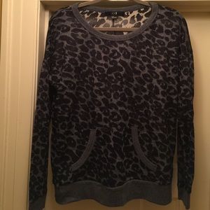 Forever 21 sheer leopard sweatshirt!