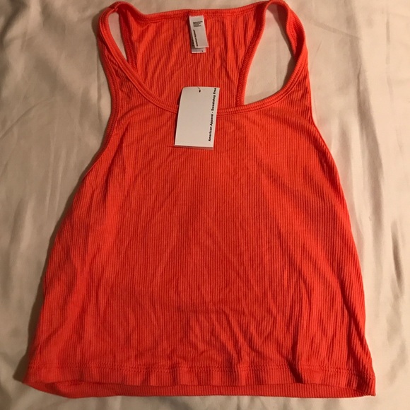 American apparel cropped tank