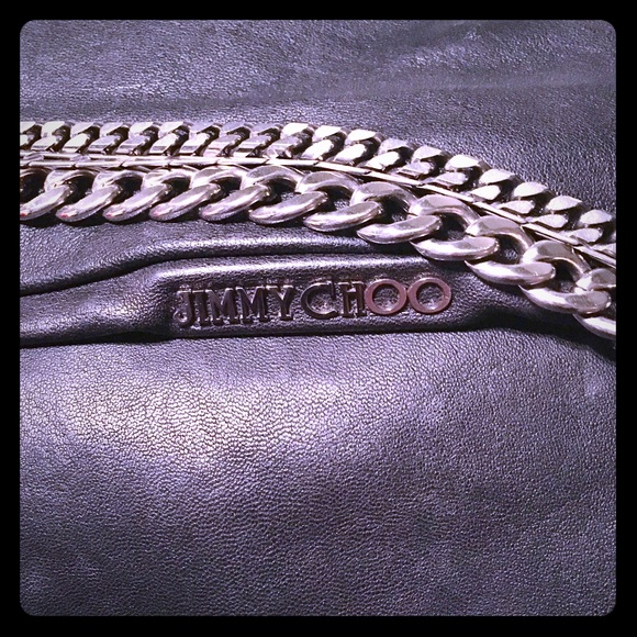 💯% Auth Jimmy Choo blk Biker bag