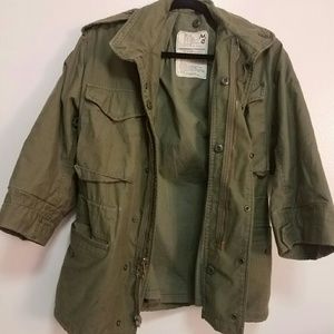Authentic vintage military jacket