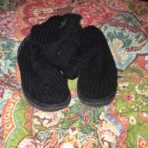 Sweater knit button uggs