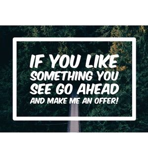 ✨Reasonable offers are welcome!!✨