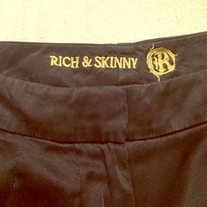 Like New! 100% silk Rich & Skinny harem pants 28