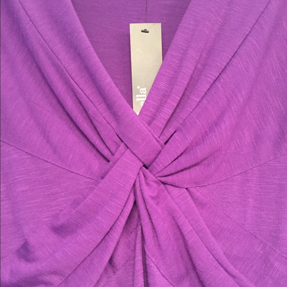 Rafaella Criss Cross Adorable Purple / Plum Top 💜 - Picture 2 of 4