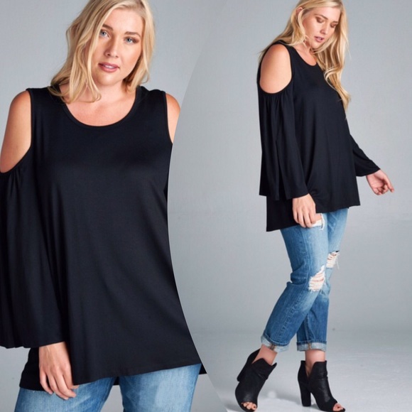 💥HOST PICK 1/21💥COLD SHOULDER TOP - Picture 3 of 3