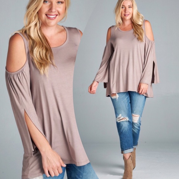 COLD SHOULDER TOP - Picture 3 of 3