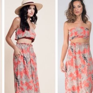For love and lemons mai tai maxi skirt